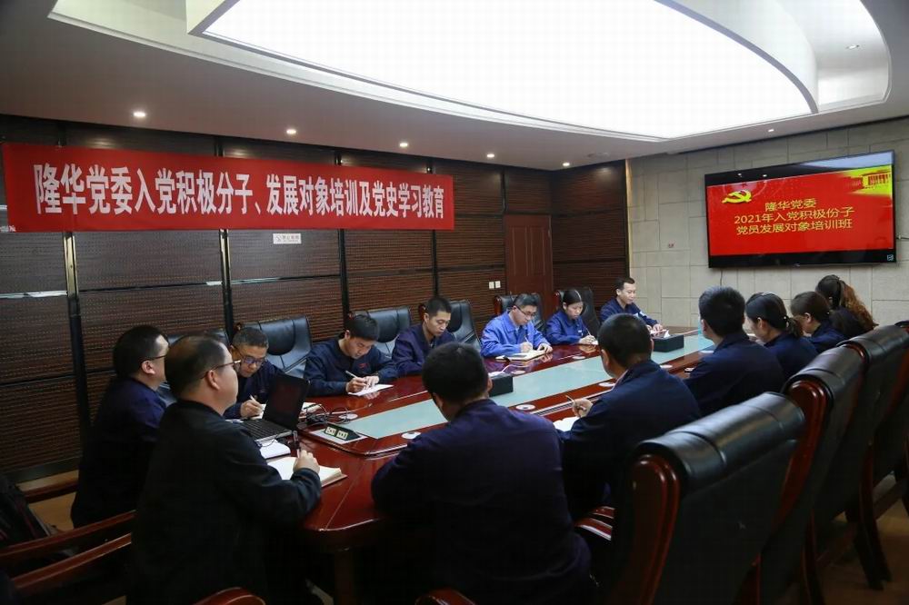 db真人旗舰党委举办入党积极分子、党员发展对象培训及党史学习教育